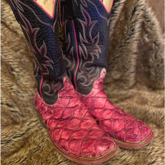 Anderson Bean Shoes Custom Anderson Bean Big Bass Fish Boots Hot